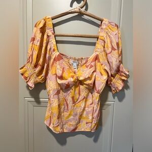 Nine West Floral Blouse